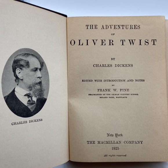 The Adventures of Oliver Twist by Charles Dickens 1925 Hardcover Vintage - Picture 6 of 14